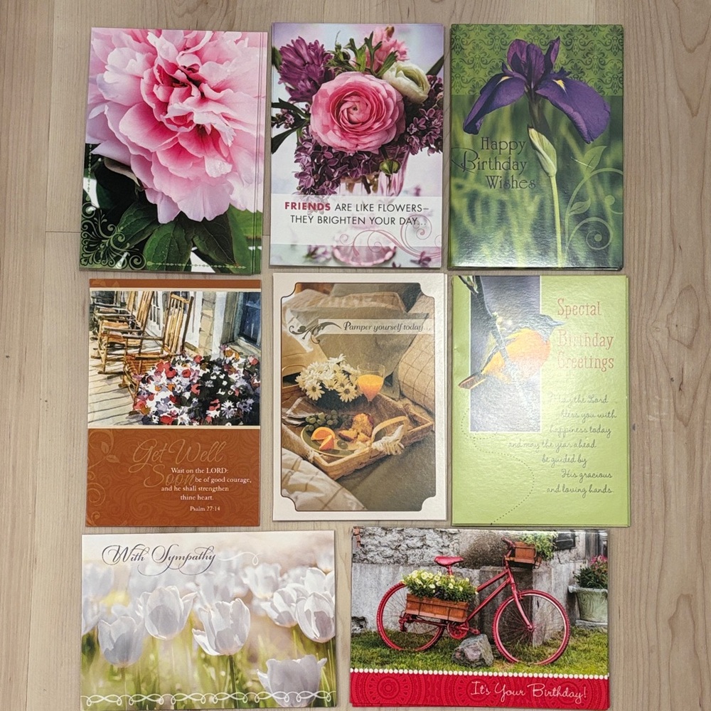 Set of 18 Assorted Religious Greeting Card Set with Envelopes 4.5” x 6.5”